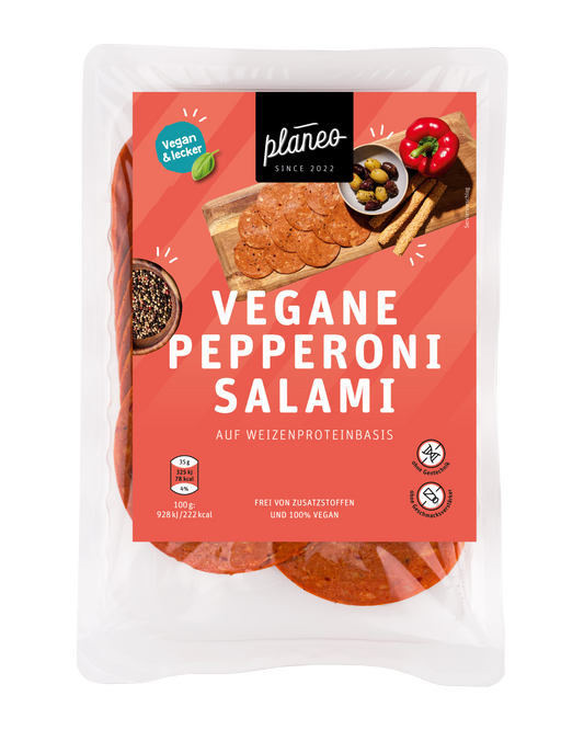 Die Peperoni-Salami von planeo überzeugt durch leckeren, feurigen Geschmack und tolle Konsistenz!