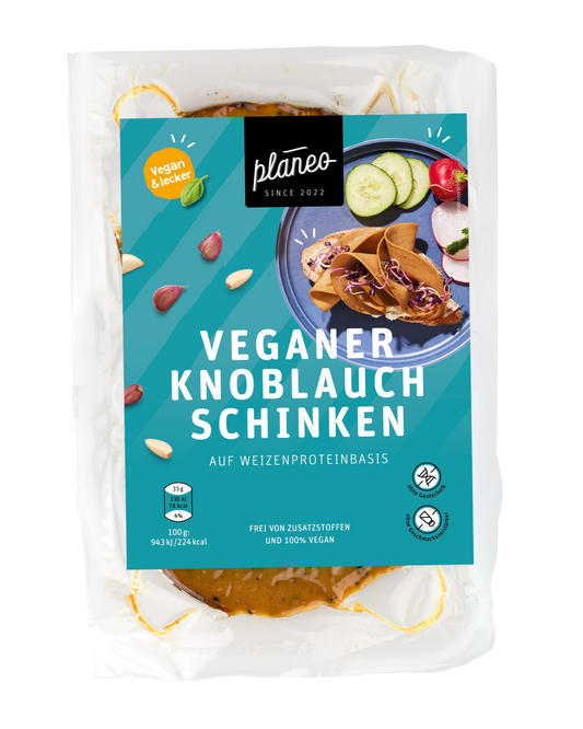Veganer Knoblauch-Schinken lecker und günstig bei planeo kaufen!