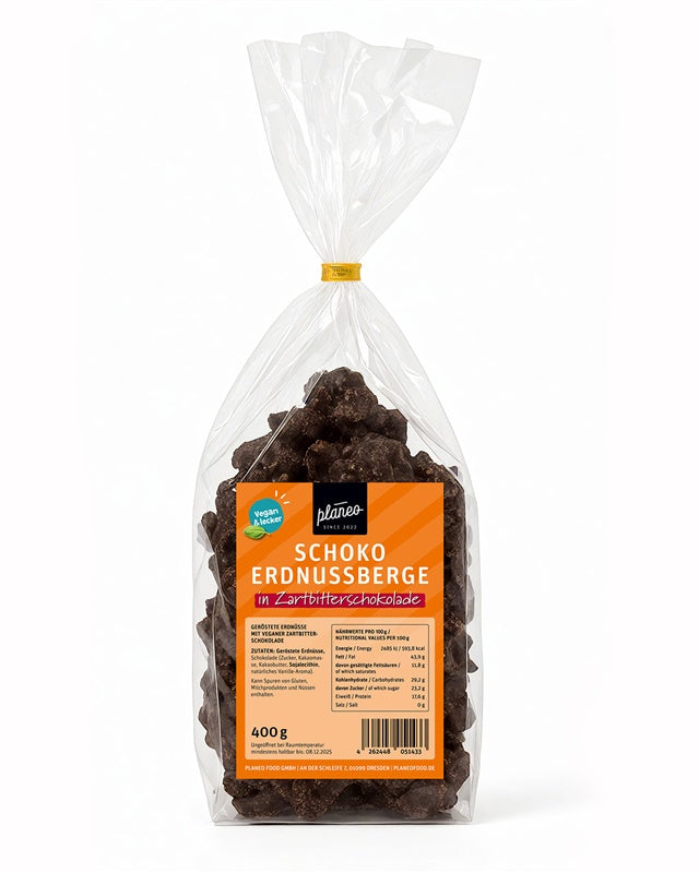 planeo - Großpack Schoko-Erdnussberge 400g – Planeo