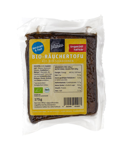 Räuchertofu ohne Kühlversand - kein Problem mit dem BIO Räuchertofu von planeo! 