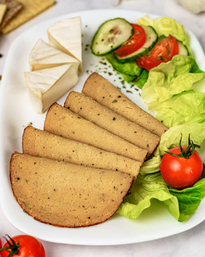 Der Vegane Knoblauch-Schinken von planeo überzeugt durch tolle Konsistenz und außergewöhnlichen Geschmack!