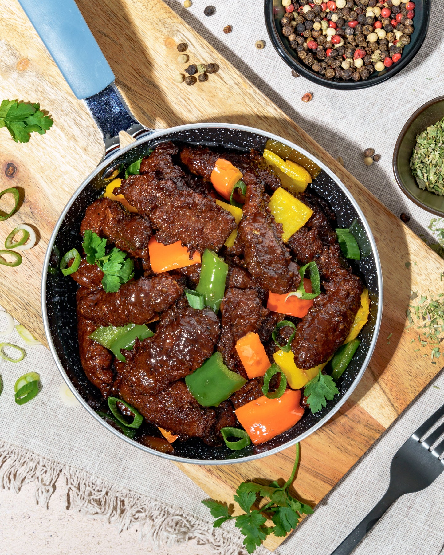 Die leckeren Veganen Filet-Spitzen von planeo sind super lecker und passen zu vielen Gerichten!