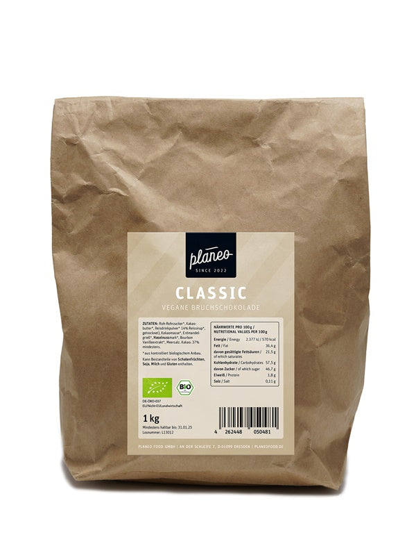 Bio vegane Bruchschokolade Classic lecker und günstig bei planeo kaufen!