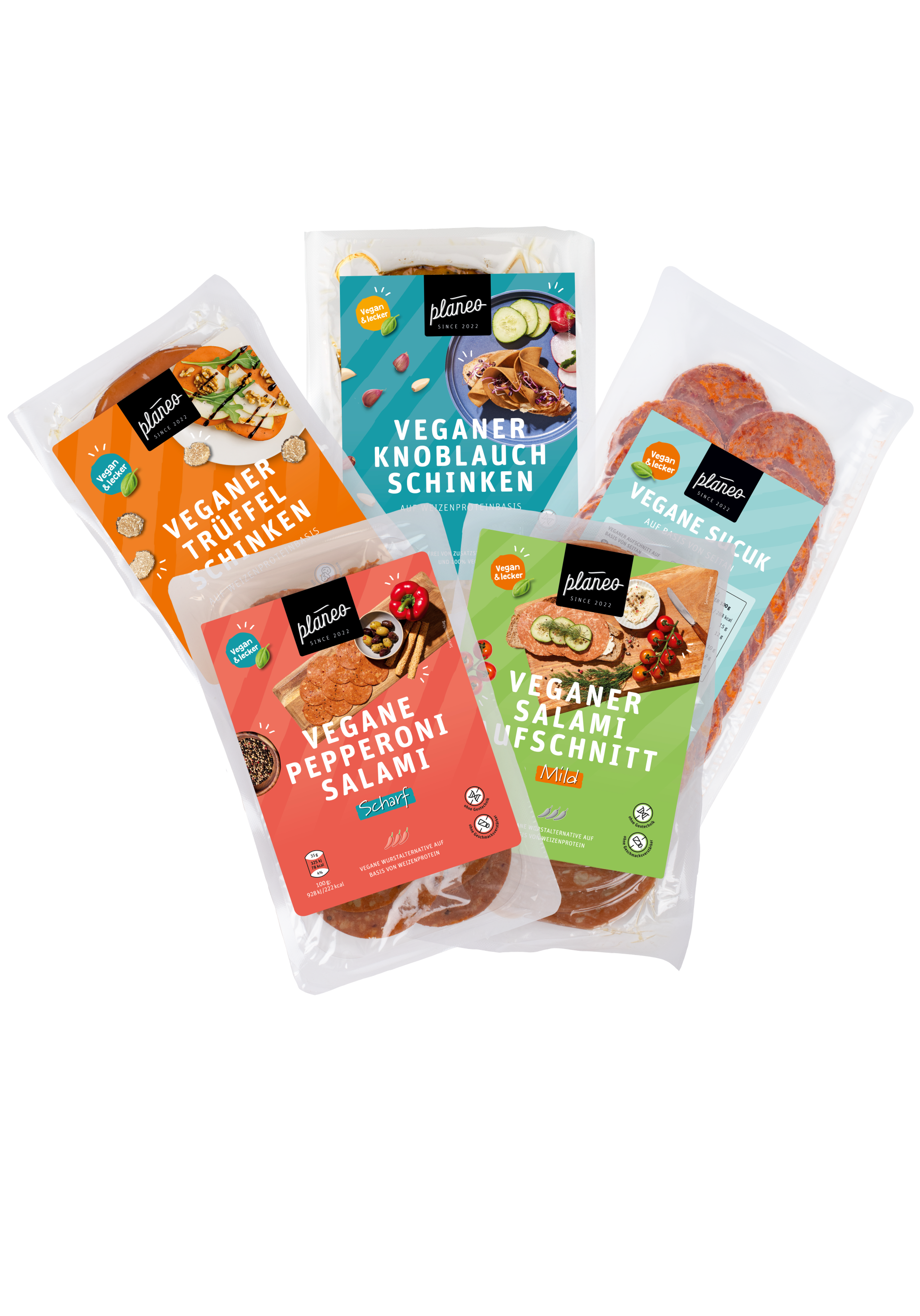 Mit dem planeo - Aufschnitt-Bundle präsentieren wir Euch die ganze Vielfalt unserer veganen Wurstalternativen von planeo im Spar-Paket zum reinschnuppern!