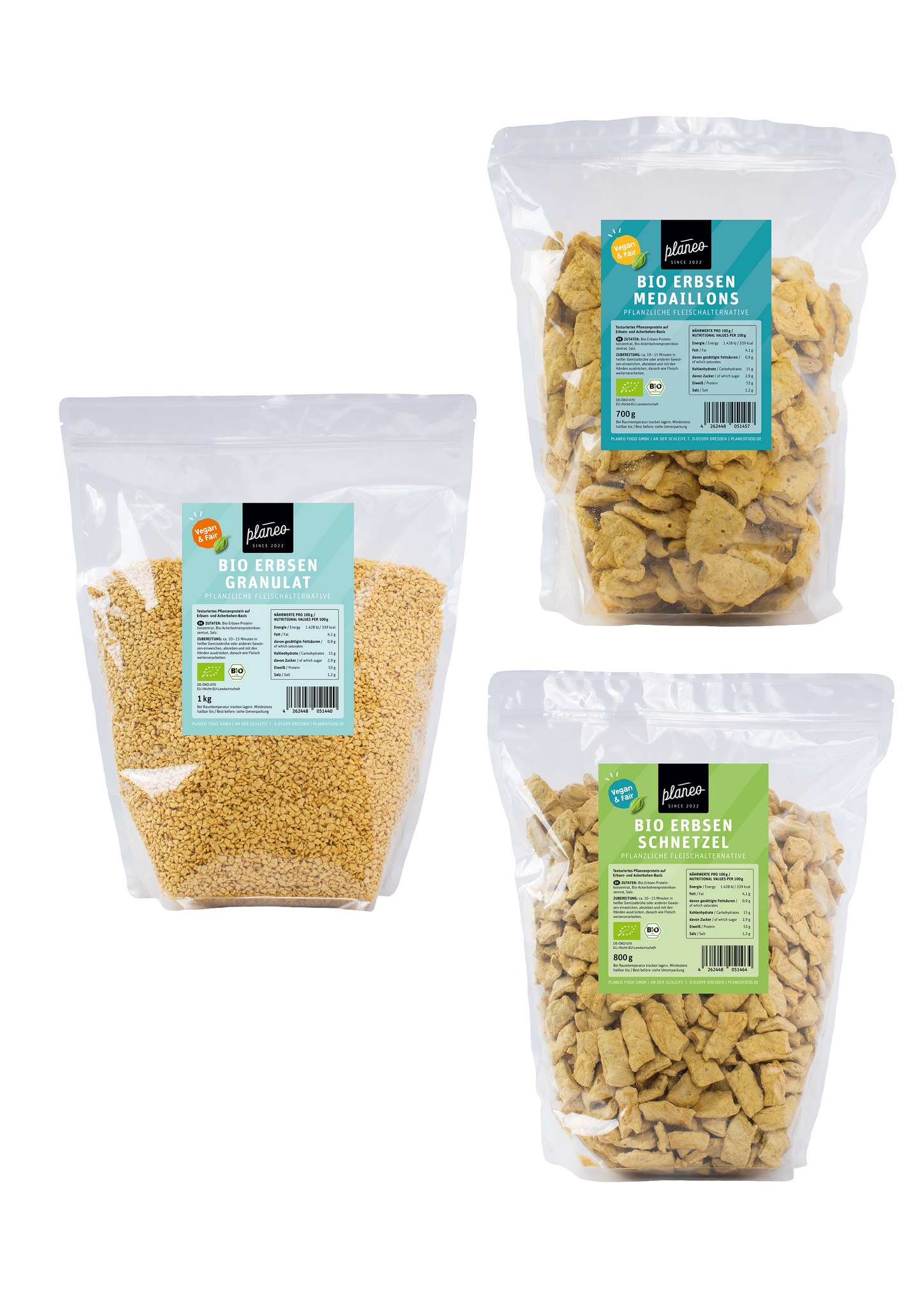 planeo - Trockenerbse-Bundle