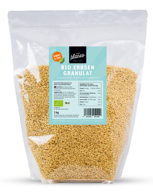 planeo - BIO Erbsen Granulat 1kg