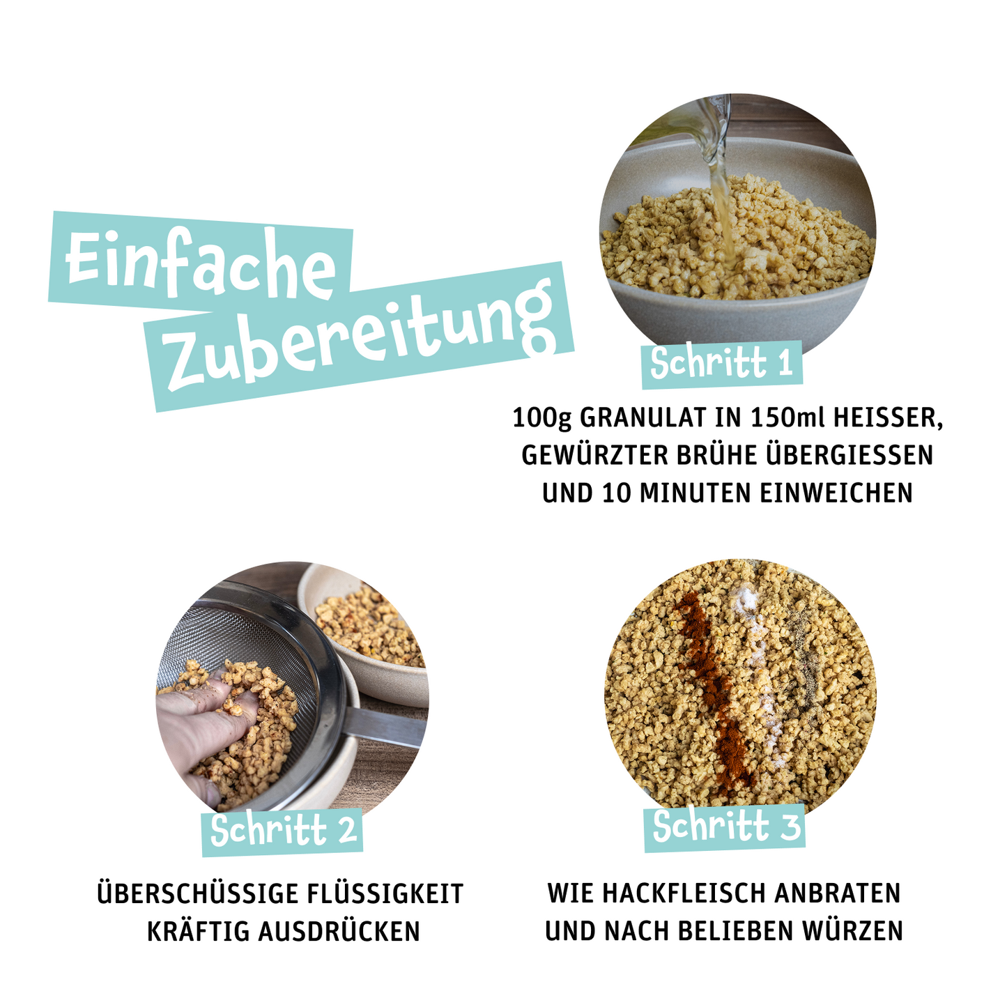 planeo - BIO Erbsen Granulat 1kg