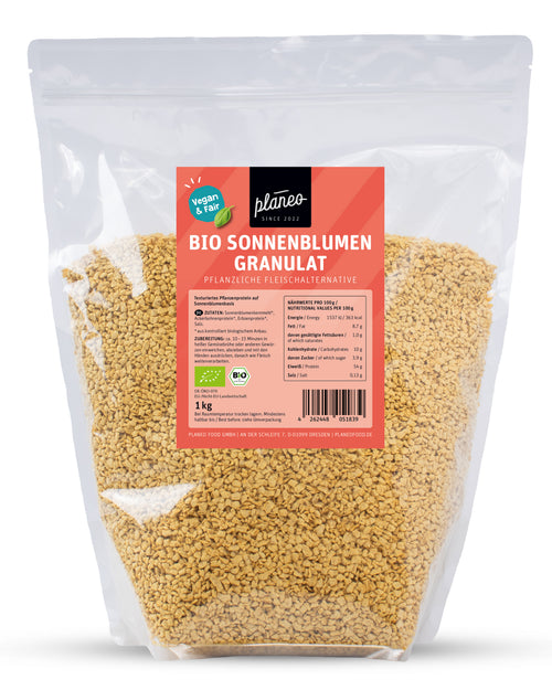 planeo - BIO Sonnenblumen Granulat 1kg