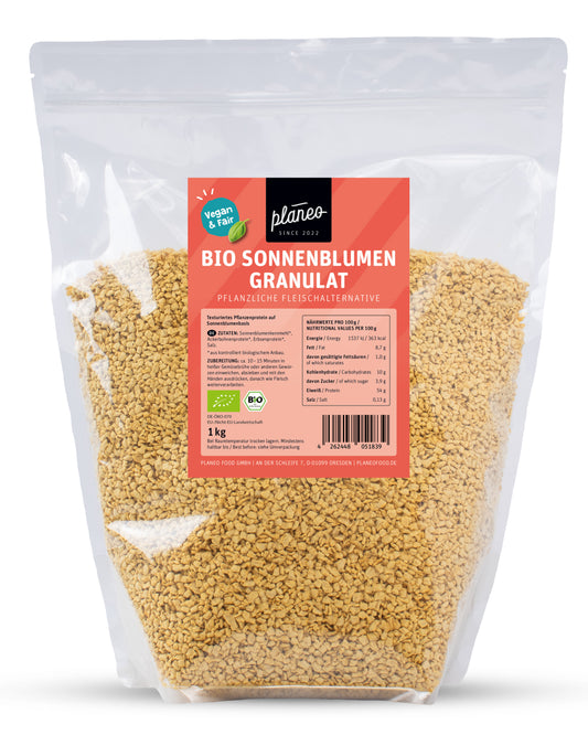 planeo - BIO Sonnenblumen Granulat 1kg