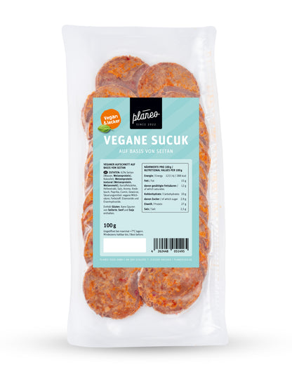 Lecker, toll gewürzt und fein auf der Zunge - die vegan Sucuk von planeo!