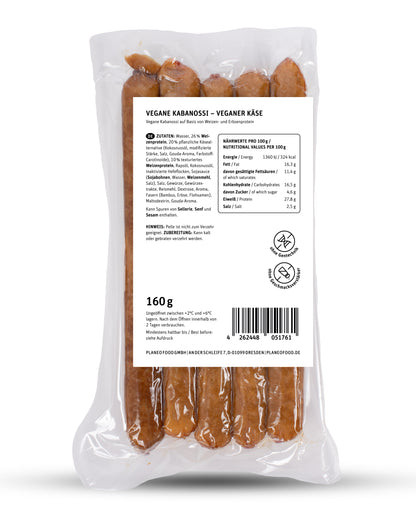 planeo - Vegane Kabanossi - Veganer Käse