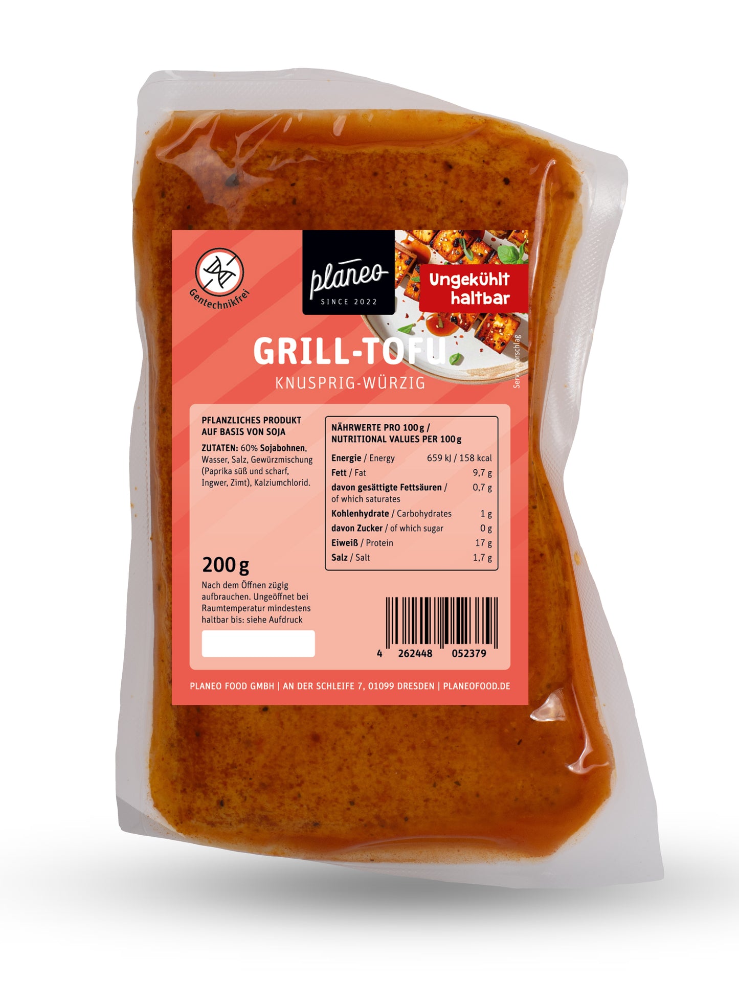 planeo - Grill-Tofu 200g ungekühlt