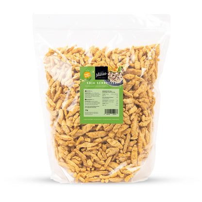 Der Soja Schnetzel 1kg-Beutel von planeo ist die ideale Größe für Familien und WGs, die gerne und viel mit veganen Fleischalternativen kochen.