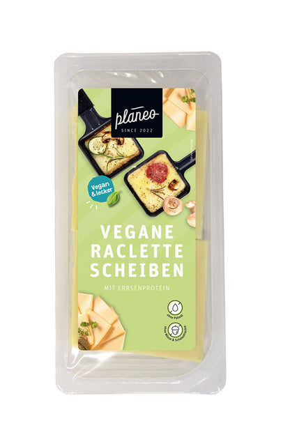 Die Veganen Raclette Scheiben von planeo - einfach nur lecker und zart schmelzend.